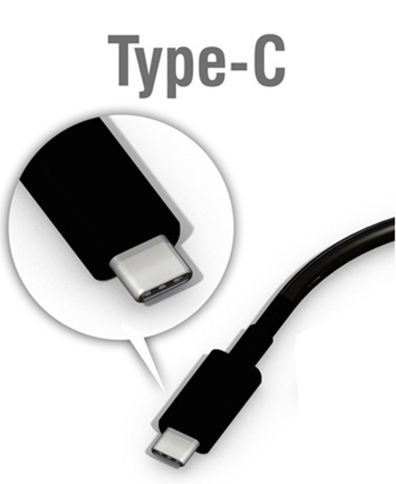 Peter Jäckel High End Premium Data Typ-C to Micro-USB 1m schwarz