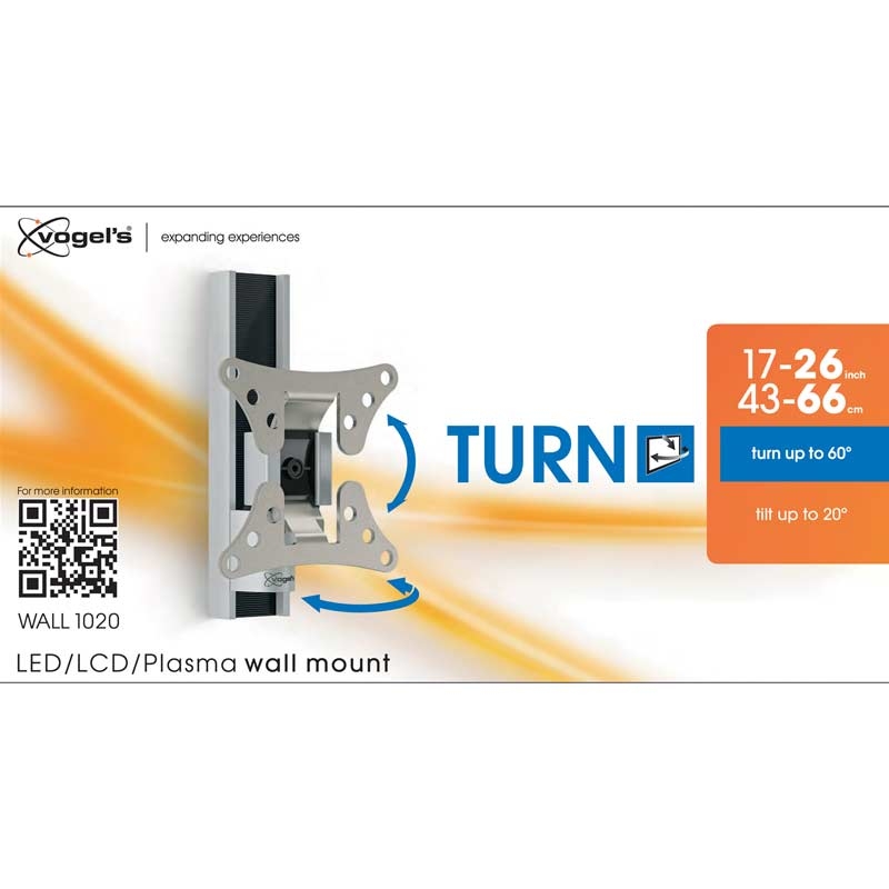 Vogel´s WALL 1020 TV-Wandhalterung silber