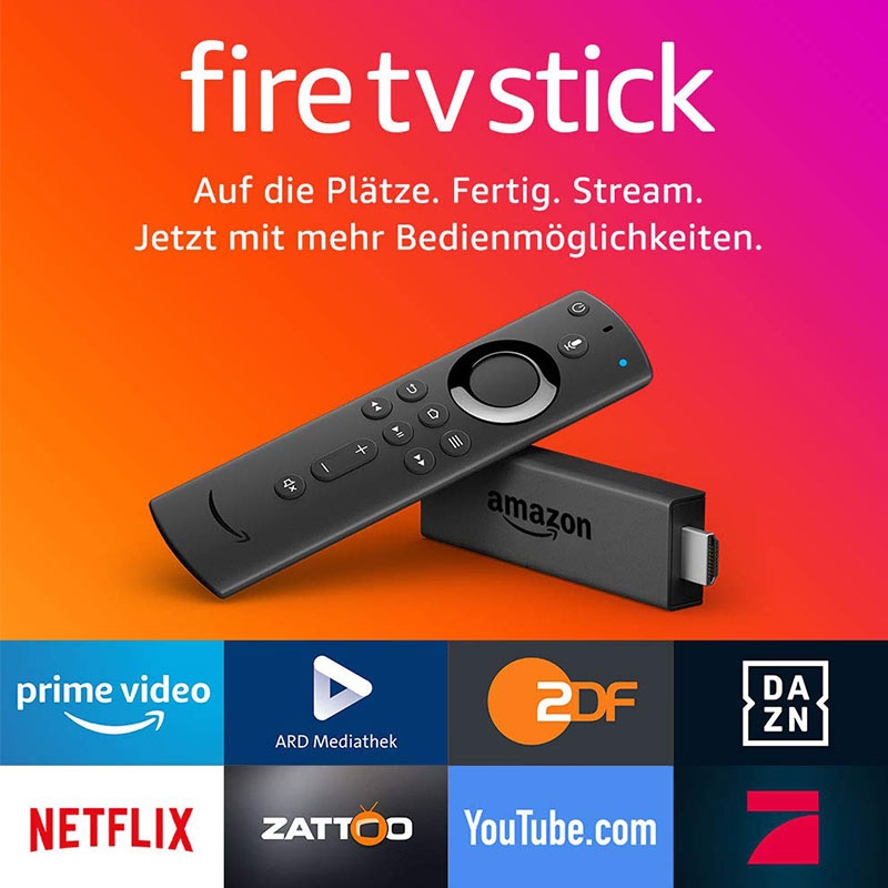 Amazon Fire TV Stick mit der neuen Alexa-Sprachfernbedienung