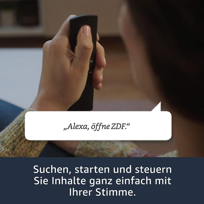 Amazon Fire TV Stick mit der neuen Alexa-Sprachfernbedienung