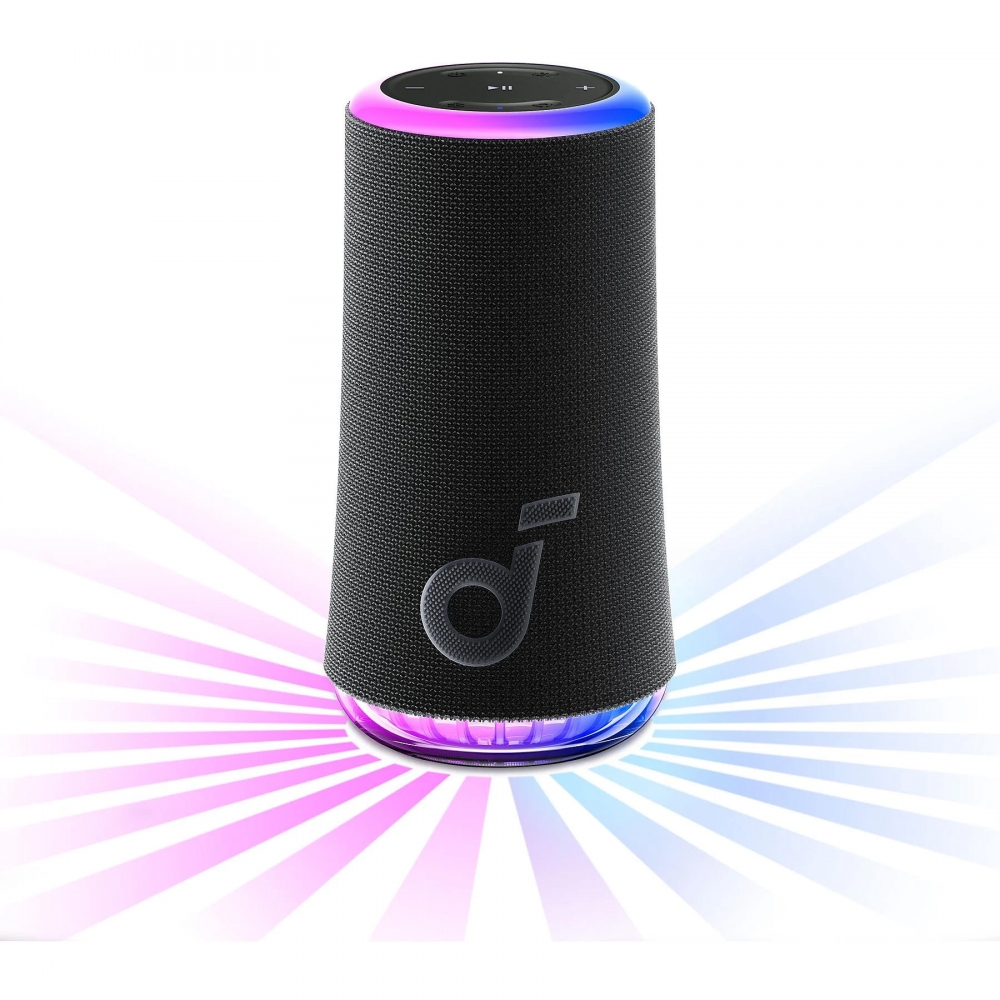 Soundcore Glow Bluetooth-Lautsprecher schwarz