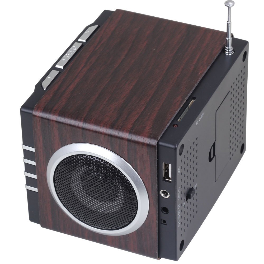 August MB 300 Radiowecker-MP3 Player / Stereoanlage braun-schwarz