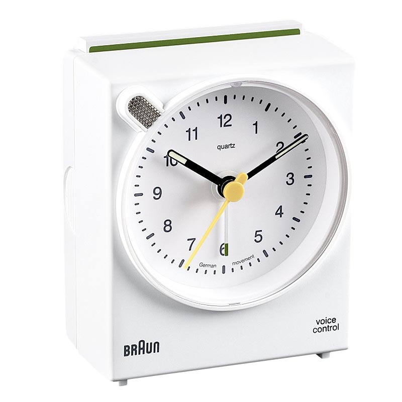 Braun BNC004 Quarzwecker analog weiß