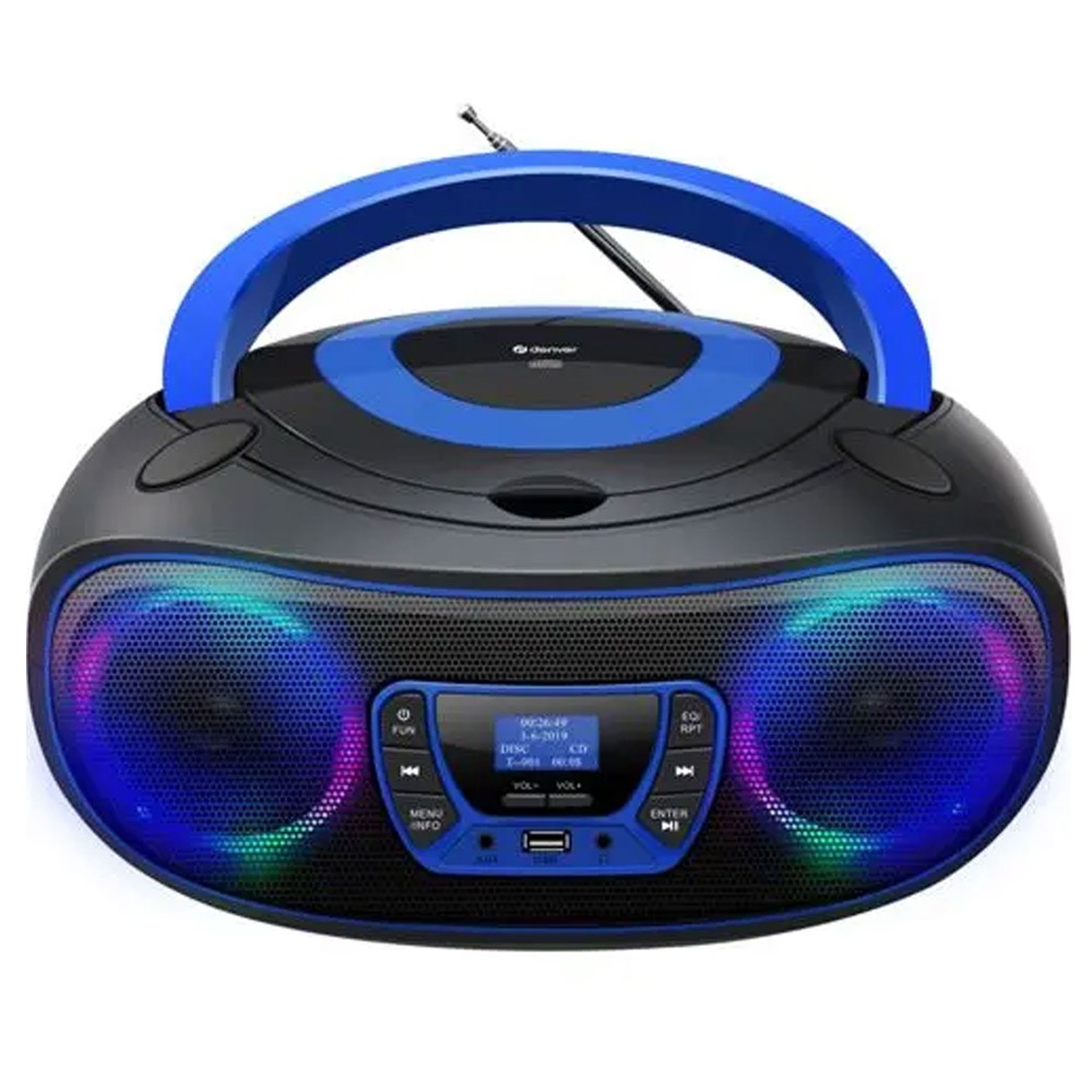 Denver TDB-212 DAB+ Boombox Radio blau (2. Wahl)
