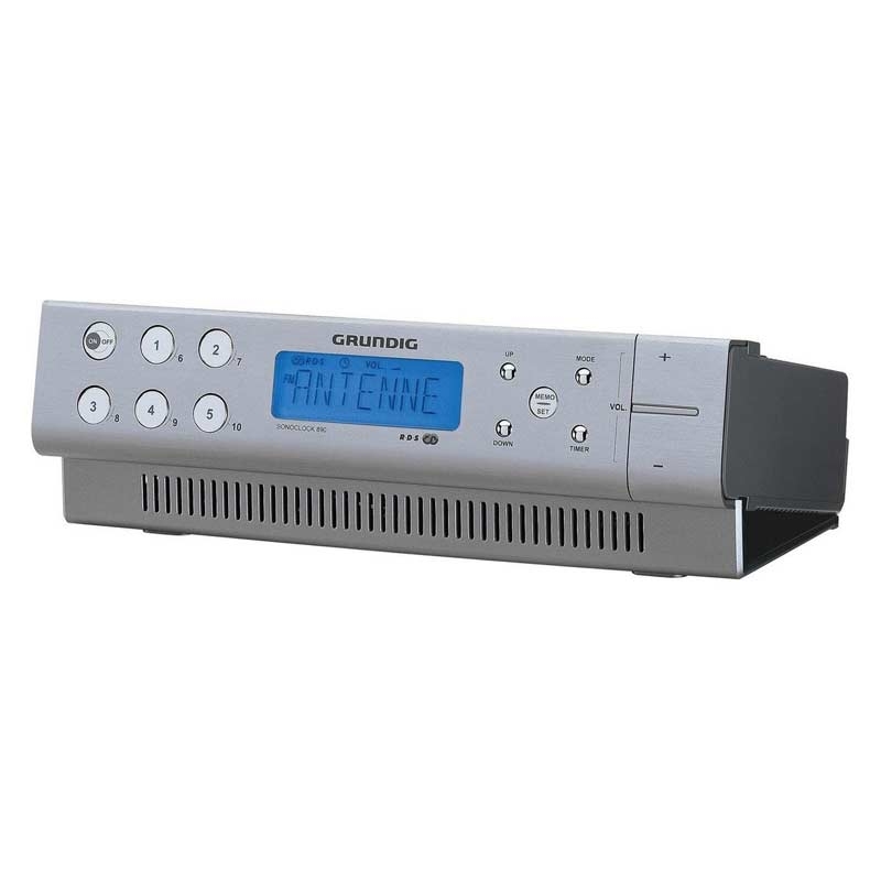 Grundig Sonoclock 890 Uhrenradio aluminium