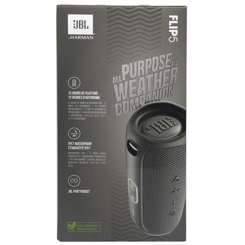 JBL Flip 5 Bluetooth-Lautsprecher grau