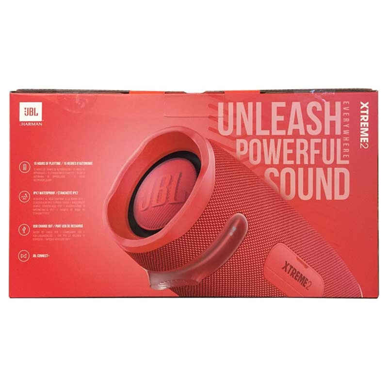 JBL Xtreme 2 Spritzwasserfester Tragbarer Bluetooth Lautsprecher rot