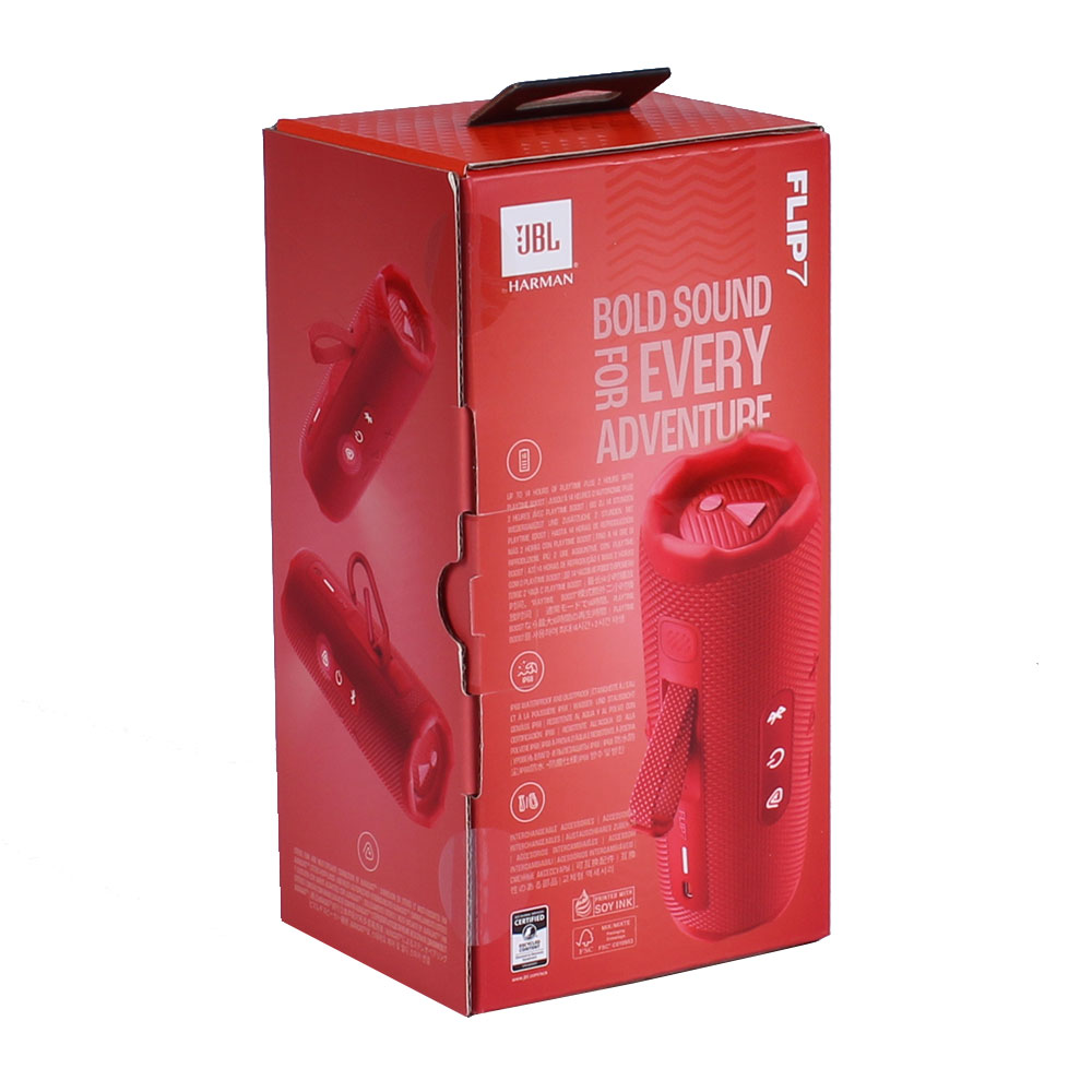 JBL Flip 7 Bluetooth Lautsprecher red