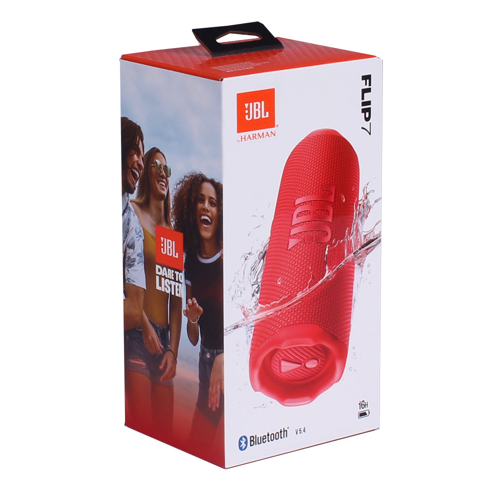 JBL Flip 7 Bluetooth Lautsprecher red