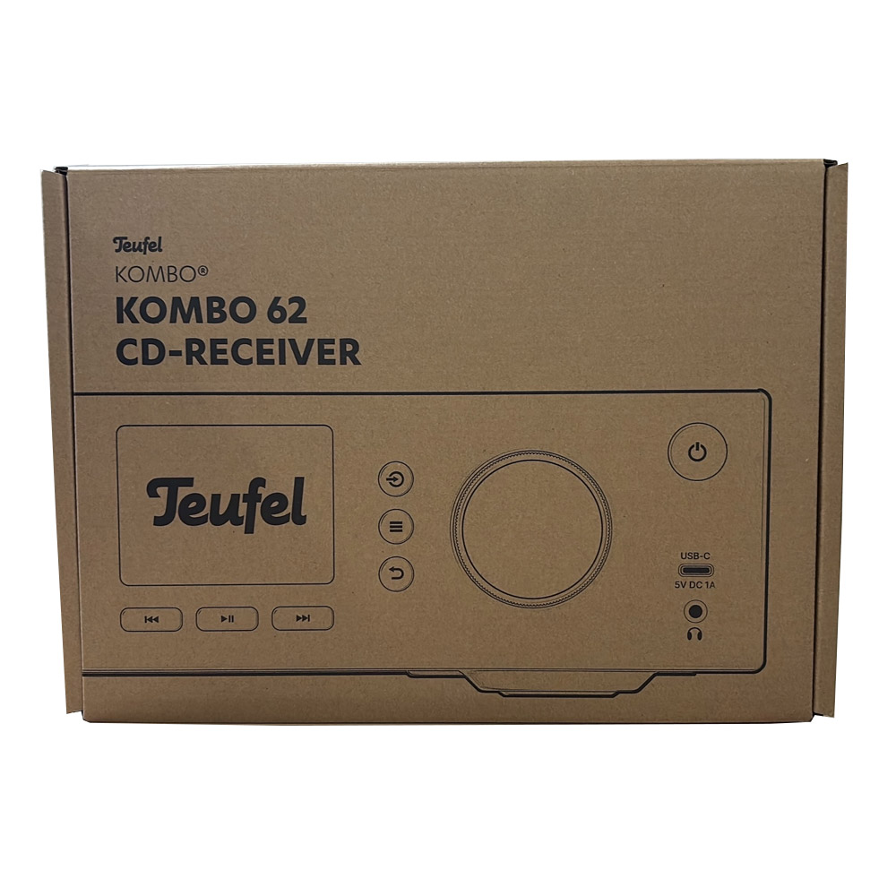 Teufel Kombo 62 Mk2 CD-Receiver schwarz