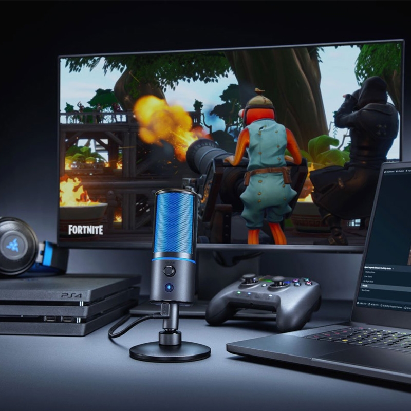 Razer Seiren X USB Stand-Mikrofon PS4