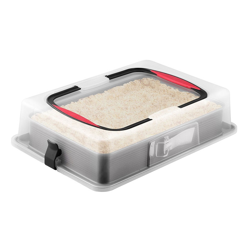 Zenker Rechteck Spring-Form Kuchentransportbox antihaftbeschichtet