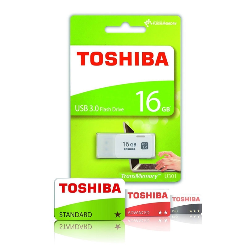 Toshiba TransMemory 16GB USB 2.0 Stick weiß