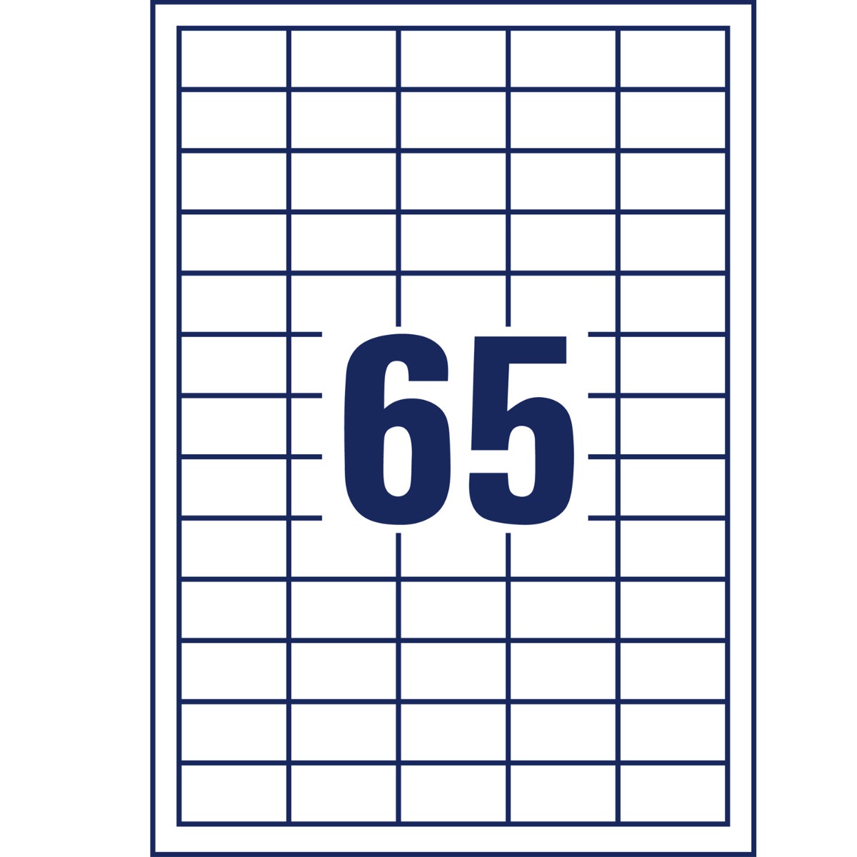 Avery Zweckform, Labels Avery 38 x 21,2mm, A4 (3666)