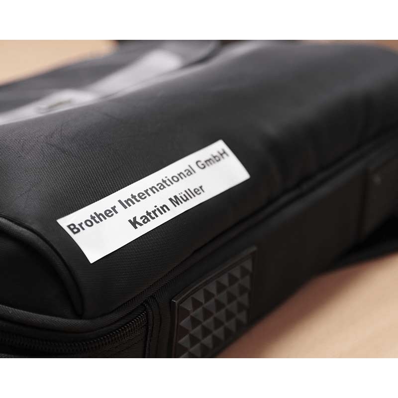 Brother HGEM951V5 P-touch Schrftbandkassette 24mm x 8mm schwarz auf silber matt laminiert