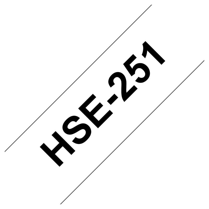 Brother HSE251 P-touch Schrumpfschlauch 23,6 mm zur Kabelbeschriftung