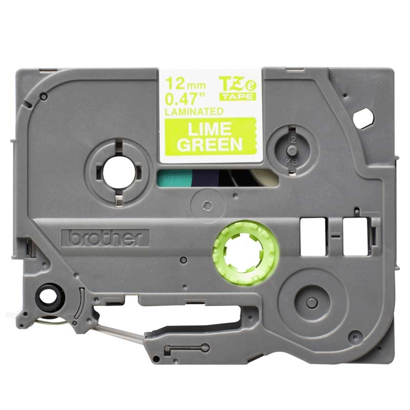 Brother TZe-MQL35 Schriftband P-touch weiß auf matt-hellgrau 12mm