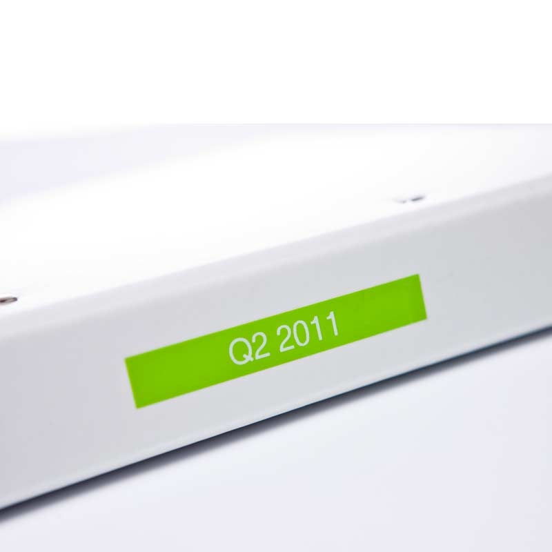 Brother TZe-MQL35 Schriftband P-touch weiß auf matt-hellgrau 12mm