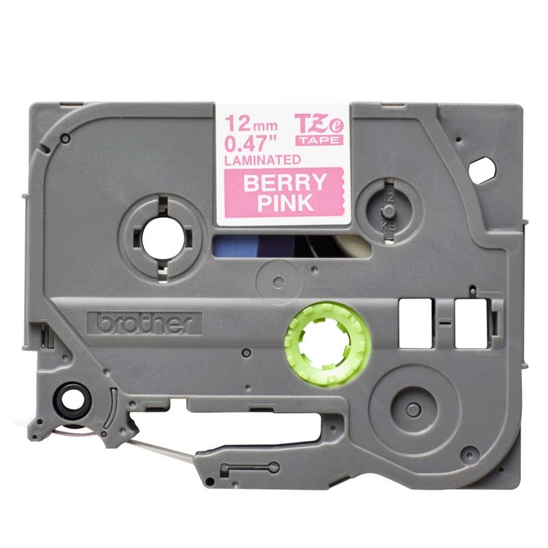 Brother TZe-MQP35 Schriftband weiß auf pink 12 mm