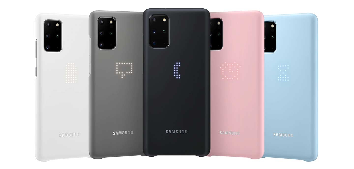 Samsung LED Cover Galaxy S20 (SM-G980) grau