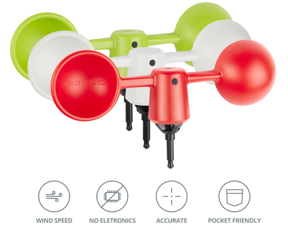 Vaavud Smartphone Mjolnir Windmesser weiß