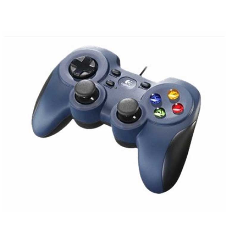 Logitech Gamepad F310, kabelgebundener Controller Blau/Grau