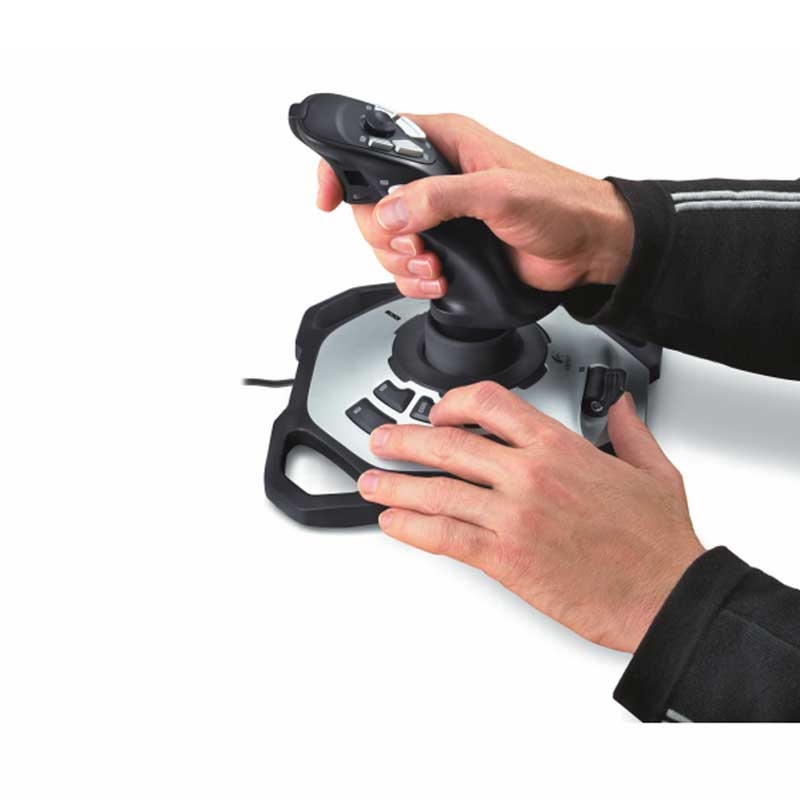 Logitech Extreme 3D Pro Joystick Schwarz/Silber