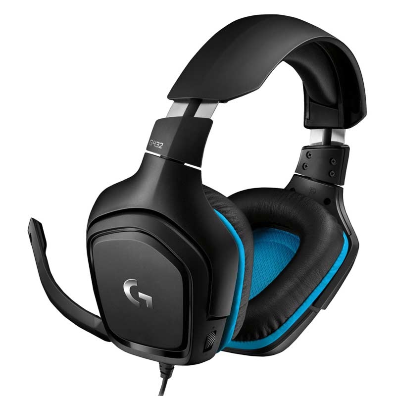 Logitech G432 Gaming-Kopfhörer schwarz