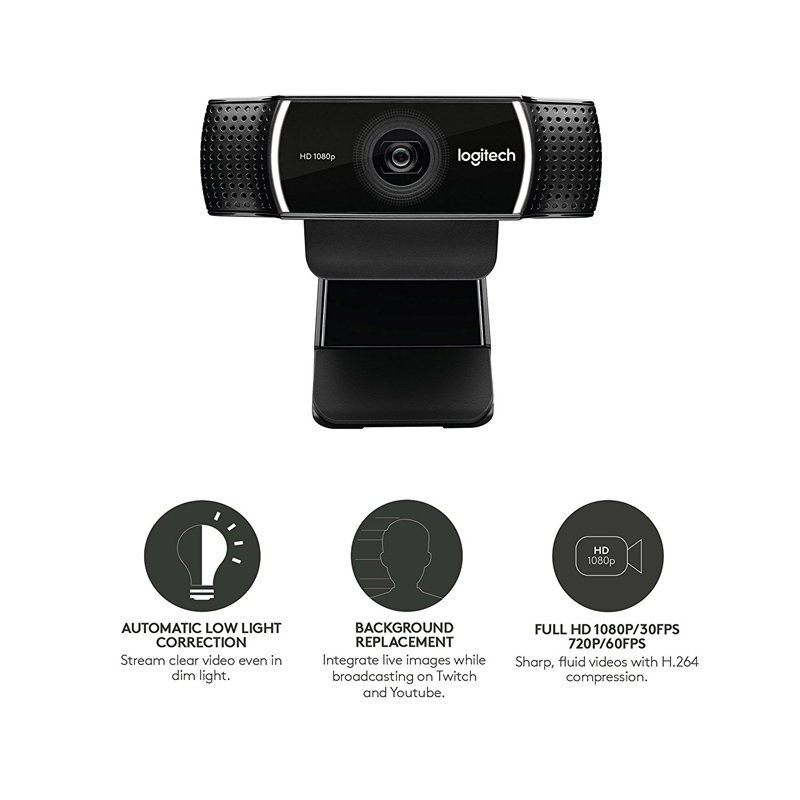 Logitech C922 HD Pro Webcam mit USB (2.Wahl)