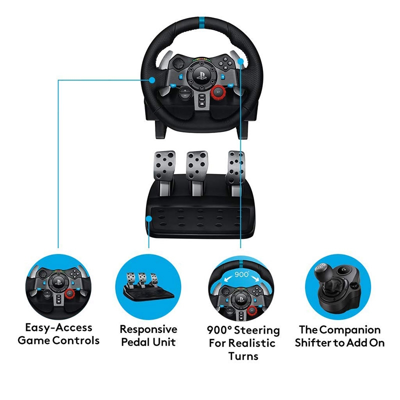 Logitech G29 Driving Force Rennlenkrad (Verpackung geöffnet) 