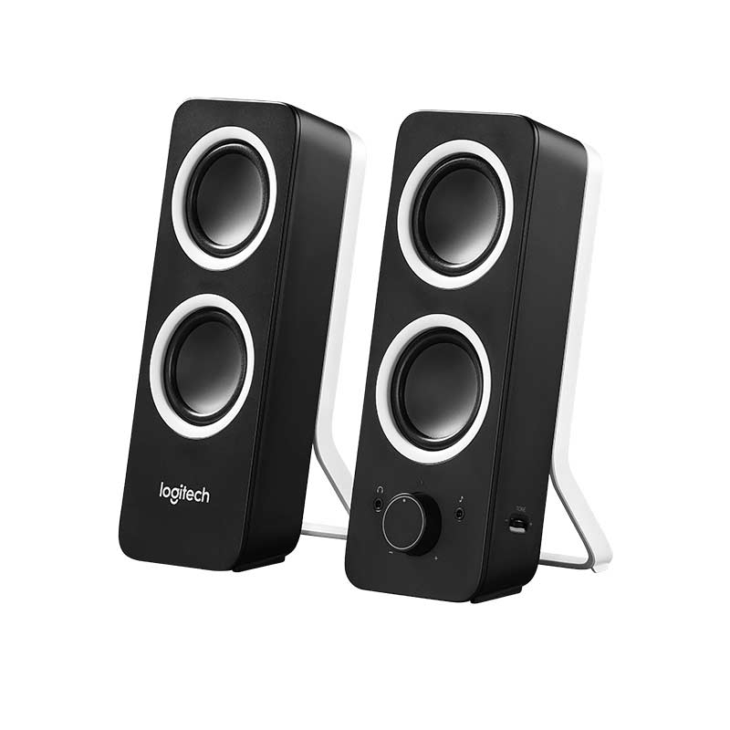 Logitech Z200 2.0 PC-Lautsprecher mitternachtsschwarz