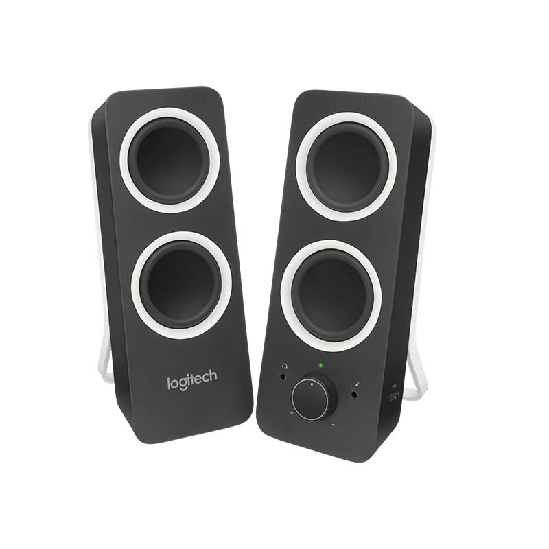 Logitech Z200 2.0 PC-Lautsprecher mitternachtsschwarz