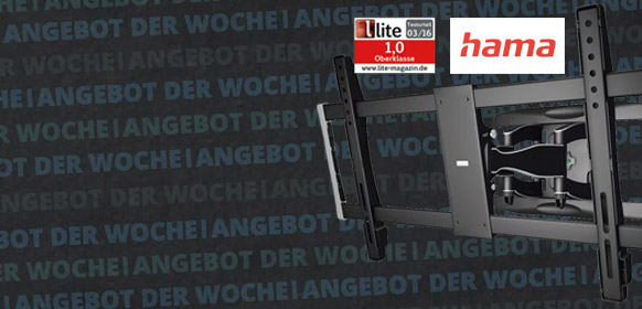Hama TV-Wandhalterung FULLMOTION, Premium, VESA 800x400, 229 cm