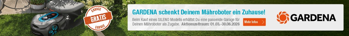 GARDENA schenkt Deinem Mähroboter ein Zuhause!