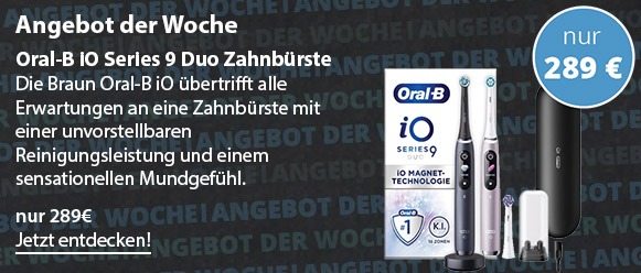 Oral-B iO Series 9 Duo elektr. Zahnb&uuml;rste black onyx/rose quartz